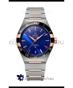 Omega Co-Axial Constellation Two Tone Blue Burgundy Dial 1:1 Mirror Replica 41MM