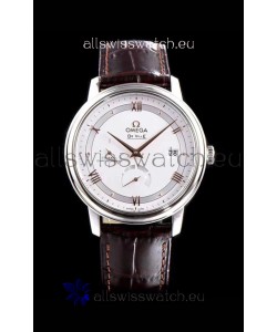 Omega De Ville Prestige Power Reserve 904L Steel 1:1 Mirror Swiss Watch White dial