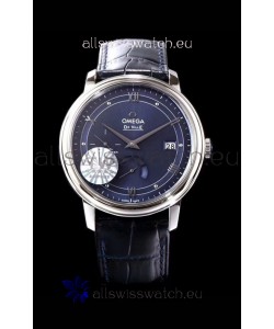 Omega De Ville Prestige Power Reserve 904L Steel 1:1 Mirror Swiss Watch Blue dial