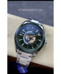 Omega Seamaster Aquaterra 150M Worldtimer Black Dial 1:1 Mirror Replica Watch