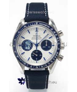 Omega Speedmaster 50th Anniversary Super Clone Snoopy Replica Watch in Nylon Strap 