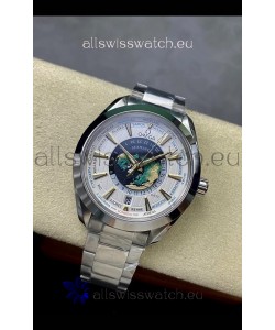 Omega Seamaster Aquaterra 150M Worldtimer White Dial 1:1 Mirror Replica Watch
