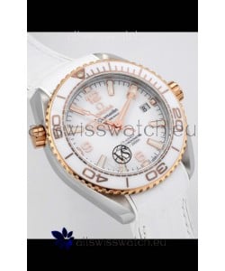 Omega Seamaster Planet Ocean Swiss Watch 39MM - 1:1 Mirror Replica Leather Strap