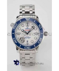 Omega Seamaster 300M Co-Axial Master Chronometer White/Blue Swiss 1:1 Mirror Replica Watch