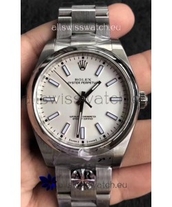 Rolex Oyster Perpetual REF#124300 41MM Cal.3230 Movement Swiss Replica White Dial 904L Steel 1:1 Mirror Replica Watch
