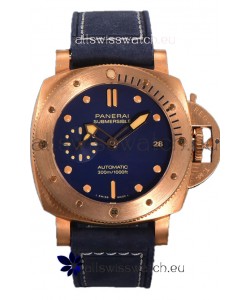 Panerai PAM1074 Submersible Bronzo Blu Abisso 1:1 Mirror Swiss Replica 42MM 