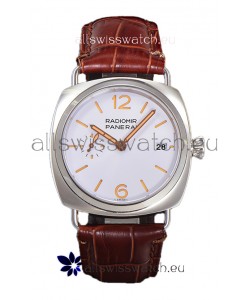 Panerai Radiomir PAM1292 Quaranta 40MM 904L Steel White Dial Watch in 1:1 Mirror Replica 