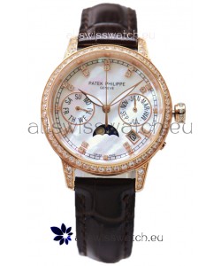 Patek Philippe Grand Complications Ladies First Perpetual Calendaer Rose Gold Swiss Replica Watch 