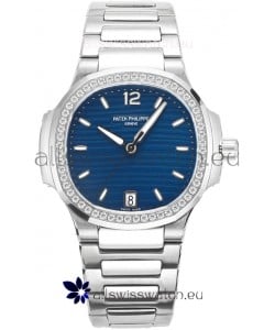Patek Philippe Nautilus 7118 35MM 1:1 Stainless Steel Blue Dial 1:1 Superclone Watch 