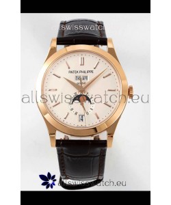 Patek Philippe Annual Calendar 5396R-011 Complications Swiss Replica Watch in White Dial