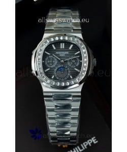 Patek Philippe Nautilus 5740 Perpetual Calendar Stainless Steel Grey Dial Swiss Replica Watch