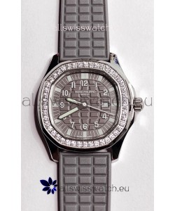 Patek Philippe Super Clone Aquanaut LUCE 5069-001 Quartz in Grey Dial 35MM