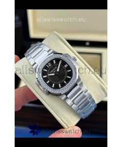 Patek Philippe Nautilus Super Clone 7010 32MM 1:1 Mirror Replica Black Dial 