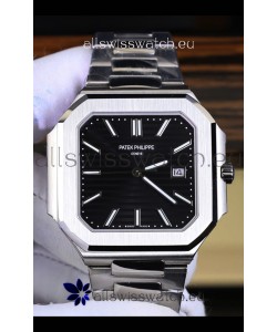 Patek Philippe Cubitus 5821 904L Steel Casing Black Dial Swiss Replica Watch 