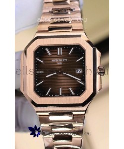 Patek Philippe Cubitus 5821 Rose Gold Brown Dial Swiss Replica Watch