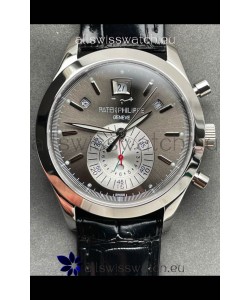 Patek Philippe Super Clone 5960P Annual Calandar Chronograph Steel Dial 1:1 Mirror Swiss Replica Watch