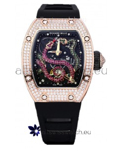 Richard Mille RM26-01 Serpent Dial Rose Gold Plated Watch in Swiss Automatic Movement