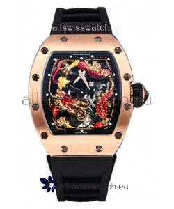 Richard Mille RM057 Dragon Dial Rose Gold Watch in Swiss Automatic Movement