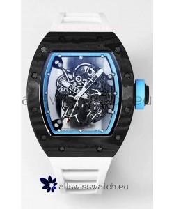 Richard Mille RM055 Black Carbon Casing 1:1 Superclone Genuine Tourbillon Watch 