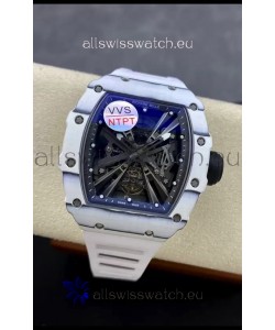 Richard Mille RM12-01 White Carbon Fiber Case Genuine Tourbillon Movement 1:1 Mirror Replica Watch
