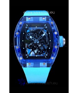 Richard Mille RM35-01 Transparent Sapphires Casing with Genuine Tourbillon Super Clone Watch