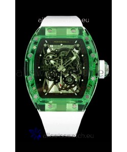 Richard Mille RM35-01 Transparent Sapphires Casing with Genuine Tourbillon Super Clone Watch