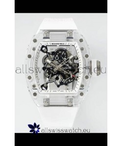 Richard Mille RM055 Transparent Sapphires Casing with Genuine Tourbillon Super Clone Watch