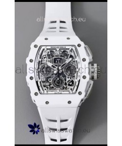 Richard Mille RM11-03 Titanium/White Ceramic 1:1 Mirror Quality Swiss Replica Watch