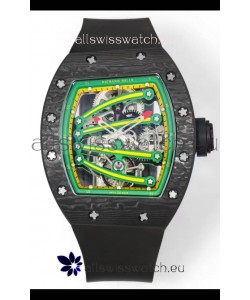 Richard Mille Super Clone RM59-01 Carbon NTPT Case Green Dial Swiss Replica Watch
