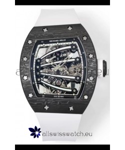 Richard Mille Super Clone RM59-01 Carbon NTPT Case Black Dial Swiss Replica Watch