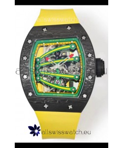 Richard Mille Super Clone RM59-01 Carbon NTPT Case Green Dial Swiss Replica Watch