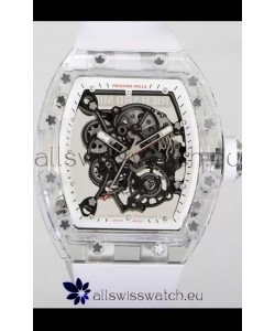 Richard Mille RM055 Transparent Sapphires Casing with Genuine Tourbillon Super Clone Watch
