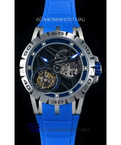 Roger Dubuis Excalibur Spider Flying Tourbillon Skeleton Titanium Casing 1:1 Mirror Swiss Watch