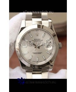 Rolex Datejust 41MM Cal.3135 Movement Swiss Replica Watch in 904L Steel / Steel Dial