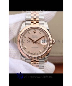 Rolex Datejust 41MM Cal.3135 Movement Swiss Replica Watch in 904L Steel Two Tone Champange Dial