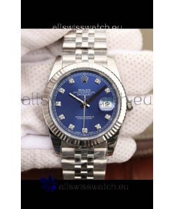 Rolex Datejust 41MM Cal.3135 Movement Swiss Replica Watch in 904L Steel / Blue Dial