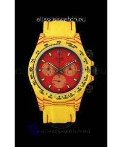 Rolex Daytona DiW Volcano Edition Watch - Forged Cabon Casing 1:1 Mirror Replica