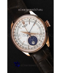Rolex Cellini Moonphase Rose Gold REF# 50535 Swiss Replica Watch 