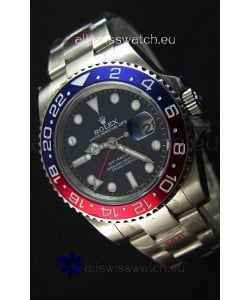 Rolex GMT Masters II 116719BLRO Pepsi Bezel Cal.3186 Movement Swiss Replica - Ultimate 904L Steel Watch