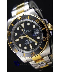 Rolex Submariner Date Ceramic Two Tone 116613 - Replica 1:1 Mirror - Ultimate 904L Steel Watch 