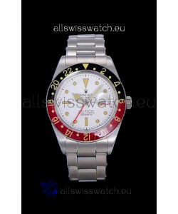 Rolex GMT Master ALBINO Edition Vintage Swiss Watch in White Dial