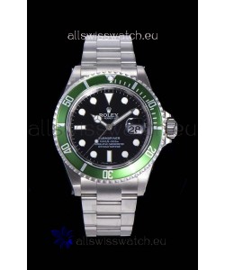 Rolex Submariner 50th Anniversary "Kermit" Swiss Replica Watch 904L Steel Casing