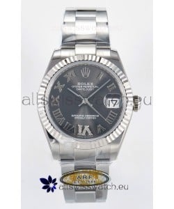 Rolex Super Clone Datejust ETA 2688 Movement 31MM Stainless Steel Case Grey Dial Watch
