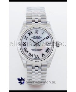 Rolex Datejust M126234 36MM ETA2836 White Mother of Pearl Dial - Roman Numerals 
