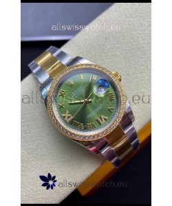 Rolex Datejust 126283RBR-0012 36MM Swiss 1:1 Mirror Replica in 904L Green Dial