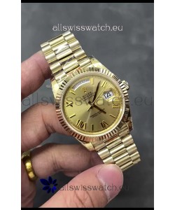 Rolex Day Date Presidential 18K Rose Gold Watch 40MM - Gold Dial 1:1 Mirror Quality