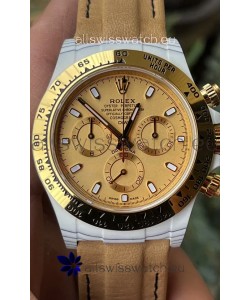 Rolex Cosmograph Daytona DiW Golden Essence Carbon Fiber Watch Cal.4130 Movement