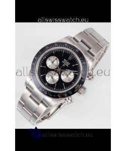 Rolex Daytona Super Clone BLAKEN Paul Newman Black Dial Swiss Replica Watch - 4130 Movement