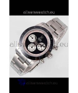 Rolex Daytona Super Clone BLAKEN Paul Newman Black Dial Swiss Replica Watch - 4130 Movement
