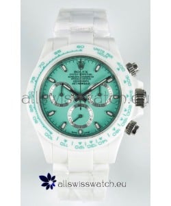 Rolex Daytona AET Remould Light Green Dial Full Ceramic Strap Watch in Cal.4130 Movement